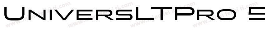 UniversLTPro 550bliq字体转换